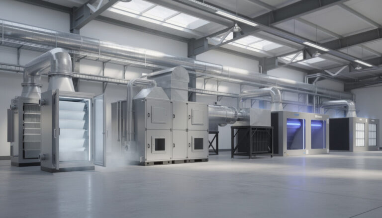 découvrez les différentes solutions de traitement d’air industriel pour améliorer la qualité de l'air, optimiser les performances et garantir un environnement de travail sain et sécurisé.