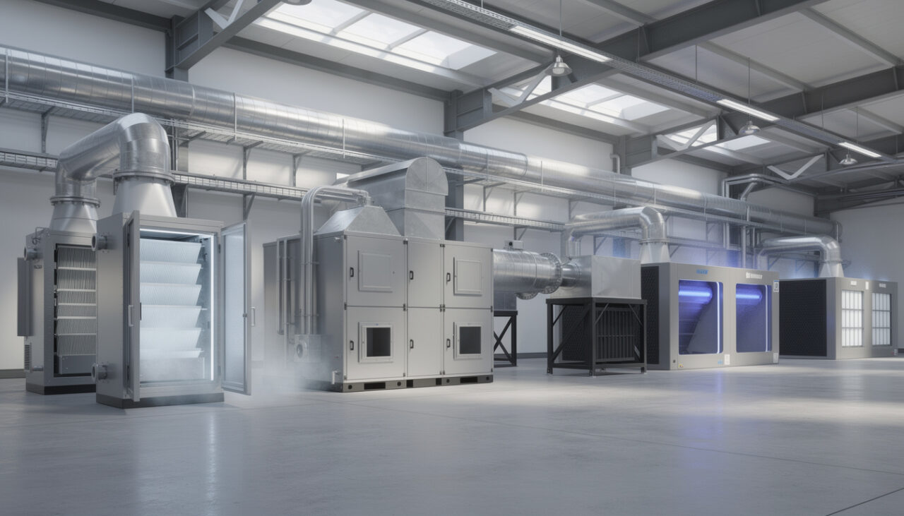 découvrez les différentes solutions de traitement d’air industriel pour améliorer la qualité de l'air, optimiser les performances et garantir un environnement de travail sain et sécurisé.
