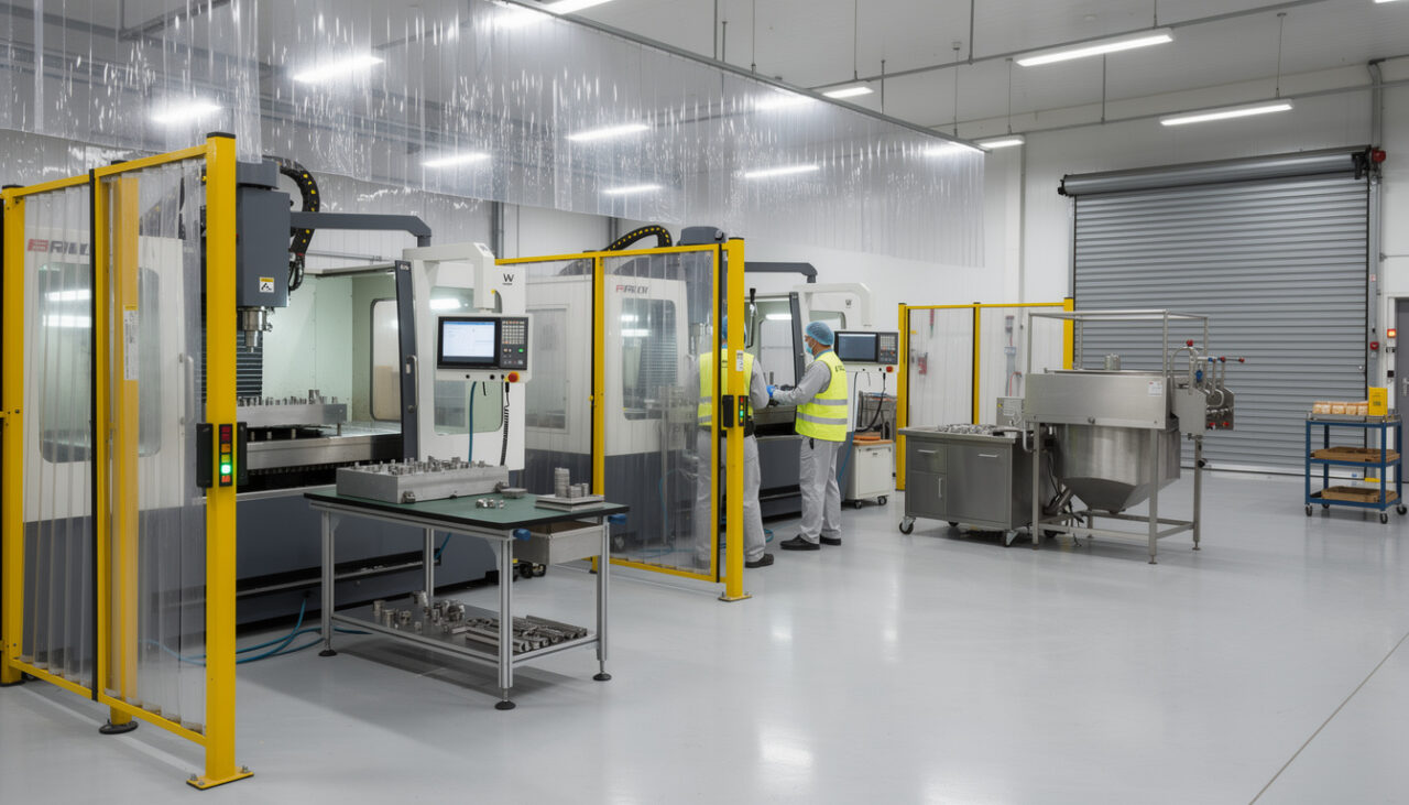 découvrez notre sélection de rideaux de protection pour sécuriser efficacement vos équipements industriels et garantir la sécurité de vos opérateurs.