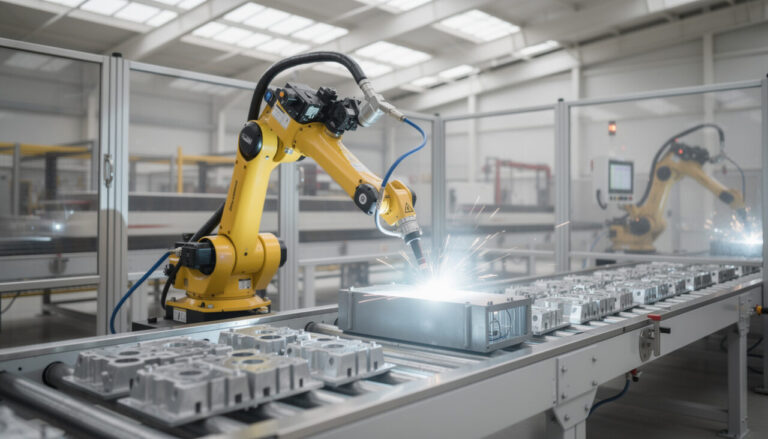 découvrez la soudure robotisée pour la production en série, une solution innovante alliant précision, rapidité et efficacité pour optimiser vos processus industriels.